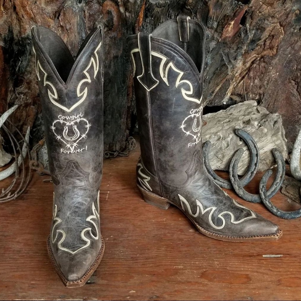 NWOB Pecos Bill cowboy boots 10B - Picture 5 of 6